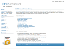 Tablet Screenshot of phpcrossref.com